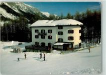 7435 Splügen - Winter Skifahrer Wädenswiler Ferienhaus