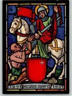 Schwyzer Standesscheibe Ritter mit Schwert Pro Infirmis Schweiz