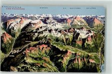 Klausenstrasse - Landkarte Pass Urnerboden Urigen Unthal