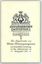 8400 Winterthur Klapp AK Sängerverein