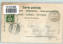 3280 Murten Morat 1899 Gebrauchsspuren Obelisk Post Lithographie