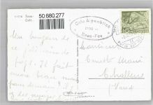 3906 Saas-Fee - Cafe AlpenblickSaas Fee.Hannigalp Fotokarte