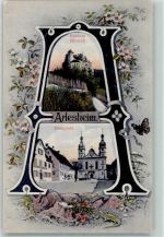 4144 Arlesheim - Schloss Birseck Domplatz Buchstabenkarte