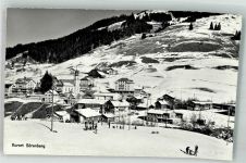 6174 Sörenberg 1961 Winter Bahnpost Zug 3370 Kirche