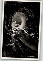 Furka Foto AK Höhle Eisgrotte im Rhonegletscher