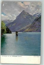 6461 Isenthal 1906 Künstlerkarte Uri Rotstock