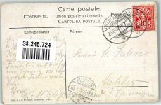 6461 Isenthal 1906 Künstlerkarte Uri Rotstock