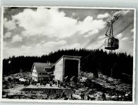 Schwägalp Foto AK Seilbahn Schwägalp Gasthaus Talstation