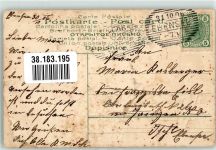 1906 Prägedruck Flurkreuz Frau