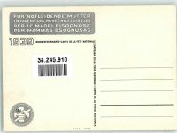 Genève Genf Bundesfeiertkarte 1939 für Notleidende Mütter Bundesfeier / Pro Patria Schweiz Lithographie / Künstlerkarte