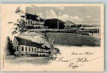 8706 Meilen 1901 - Gasthaus Zum Löwen Geschw. Braendli