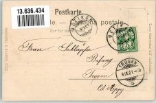 8706 Meilen 1901 - Gasthaus Zum Löwen Geschw. Braendli