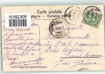 6614 Brissago 1906 - Kirche Ruderboot