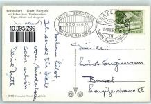 3803 Beatenberg 1952 - Ober Burgfeld mit Schreckhorn Finsteraarhorn Eiger Mönch und Jungfrau