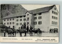 Hospice u Grimsel - Postkutsche - Serie Alpestre Nr. 113 Klaus Schokolade