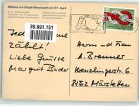 8500 Frauenfeld Werbe AK Wahlaufforderung B. Hänzi Marienkäfer Ort lt. Stempel