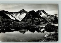 Eggishorn - Tälisee beim Hotel Eggishorn am Weg nach dem Märjelensee Aletschhorn Dreieckhorn Jungfrau