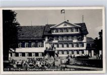 9064 Hundwil 1928 - Gasthaus Metzegerei zum Bären