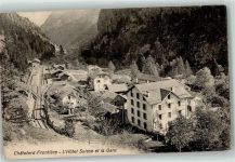 1925 Le Châtelard VS 1911 Gebrauchsspuren Hotel Suisse