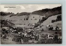 9622 Krinau - Teilansicht mit Kirche,Verlag Wälle-Wäspe Nr 05377,gute Erhaltung AK