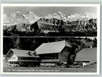 6197 Schangnau - Kurhaus Kemmeriboden-Bad mit Hohgantkette und Alpen