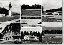 2532 Magglingen Macolin - Denkmal Lärchenplatz Sporthalle Bärnerhaus Tennisplatz Sportplatz Sportschule