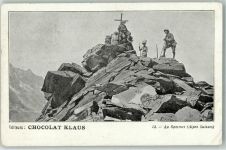Bergsteiger Werbung Klaus Schokolade
