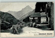 2400 Le Locle - Paysage Suisse Werbung Chocolat Klaus