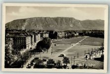 1200 Genève Genf Foto AK La Pleine de Plaipalais el le Saléve