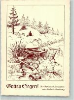 8374 Dussnang Radierung Zwerg Gottes Segen !