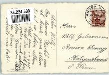 7050 Arosa 1940 Winter Kirche Ort lt. Stempel