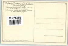 Künstlerkarte Kostümer einer Prozession sign.H.Robert Schweizer Trachten und Volkslieder Vereinigung