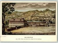 5116 Schinznach Bad Werbe AK anno 1694 Kurhaus