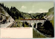 9104 Waldstatt Foto AK Brücke zwischen Waldstatt und Hundwil