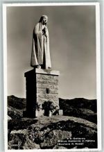 Sankt Gotthard TI - sign. Rossi Statue Madonna di Fatima Passstrasse