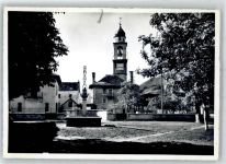 6652 Tegna - Kirche Platz Brunnen