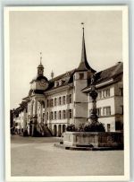 4800 Zofingen - Rathausplatz Niklaus-Thut-Brunnen