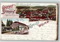 3076 Worb 1905 BOAKC Gasthaus Sternen Lithographie