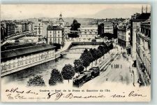 1200 Genève Genf 1902 - Quai de la Poste Quartie de l Ile