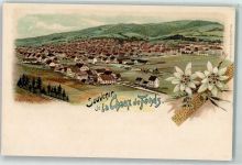 2300 La Chaux-de-Fonds 1900 Lithographie