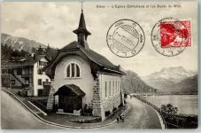 1823 Glion 1912 - Kath. Kirche Dents du Midi