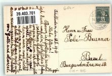3715 Adelboden BE 1918 - Kinder beim Schlitteln Ort lt. Stempel