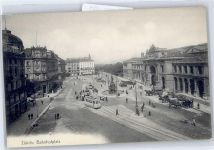 8000 Zürich - Bahnhofplatz, Straßenbahn, Denkmal