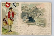 9100 Herisau Wilen (Herisau) - Präge-Karte