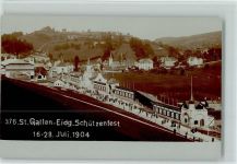 9000 St. Gallen S. Gallo 1904 Foto AK Nr. 376 - Schützenfest 1904 , sehr gute Erhaltung AK