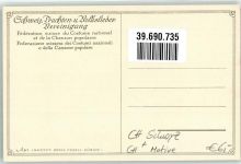 6430 Schwyz Künstlerkarte sign. M. Zehnder Wäggital Frau Trachten- und Volksliedervereinigung