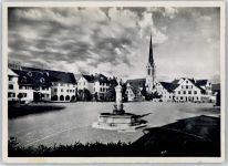 8580 Amriswil 1951 - Kirche Denkmal Marktplatz