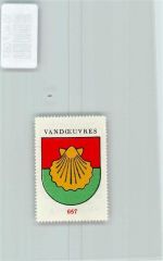 1253 Vandoeuvres Pressy - Vignette Wappen Kaffee Hag 1920-1940 Muschel