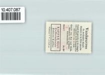 1253 Vandoeuvres Pressy - Vignette Wappen Kaffee Hag 1920-1940 Muschel