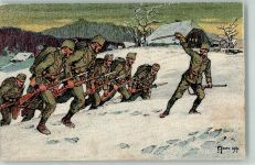 9240 Uzwil 1915 Gebrauchsspuren Schweizer Armee Neue Uniform Ort lt. Stempel Winter
